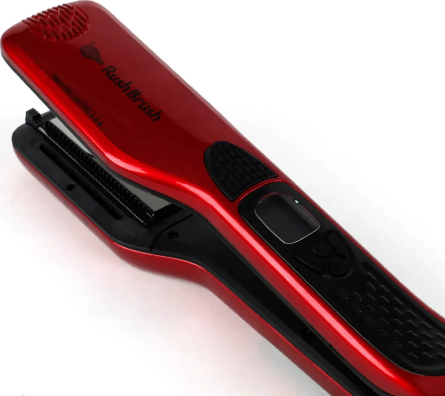 Rush Brush Hair Straightener, with Steam, 150-230℃, Red, RB-STPRO