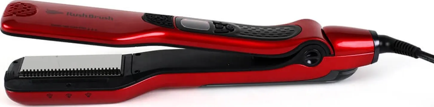مكواة فرد الشعر راش براش، بالبخار، 150-230 درجة سيليزيوس، أحمر، RB-STPRO