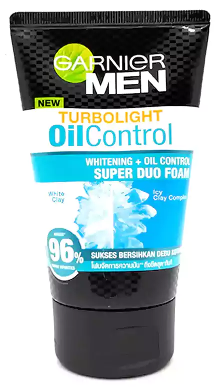 GARNIER FACE WASH MEN FOAM TURBOLIGHT OIL CONTROL 100ML