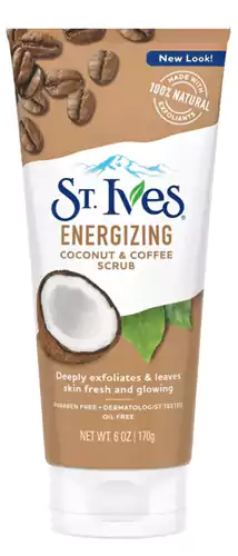 ST  IVES ENERGIZER COCONUT & COFFEE FACE SCRUB 170 GM