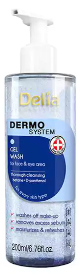 غسول جل حول العين والوجه من ديليا 200 مل