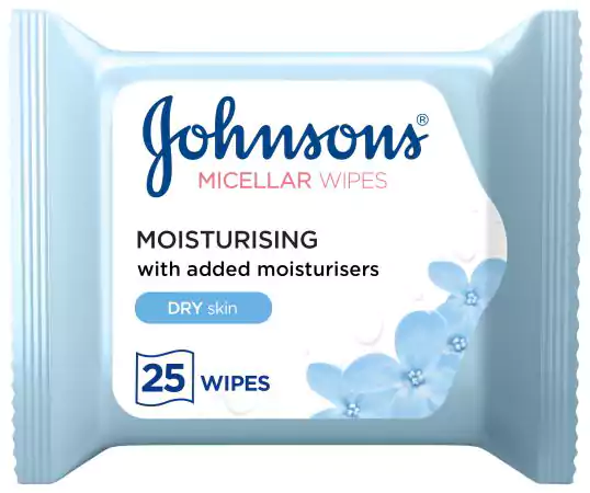 Johnson's Moisturizing Micellar Wet Wipes 25 Pieces