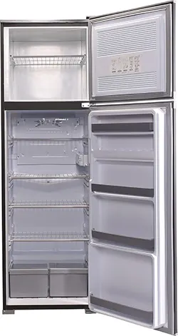 Hamburg Refrigerator, Defrost, 340 Liter, Inverter, 2 Doors, Black, FB32B
