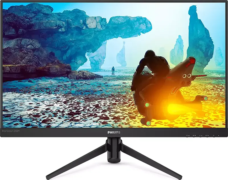 Philips Gaming Computer Monitor, WLED, 23.8 Inch, IPS, FHD, 144 Hz, AMD FreeSync™, Black, 242M8-56