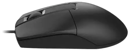 A4Tech Wired Mouse, 1.5 Meter, 1200 DPI, Black, OP-330