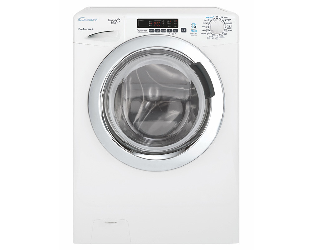 Candy Front Loading Washing Machine, 7Kg, White, GVS107DC3-EGY