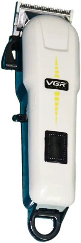 ماكينة حلاقة كهربائية للرجال في جي ار، قابلة لإعادة الشحن، أبيض، VGR V-213