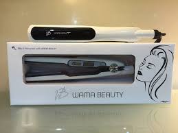 مكواة فرد الشعر واما بيوتى، ألواح سيراميك، أبيض