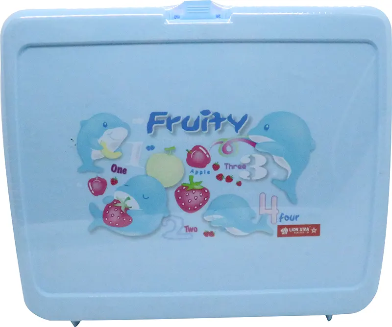Lunch box 1 piece, suitable for children, various shapes, plastic SB20 - random color choice