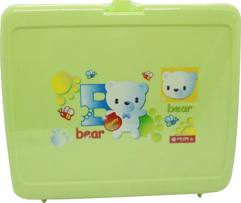 Lunch box 1 piece, suitable for children, various shapes, plastic SB20 - random color choice