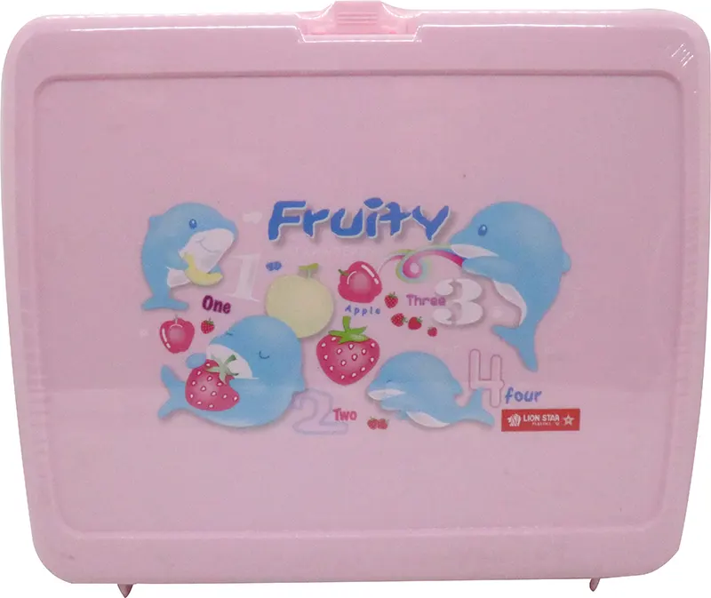 Lunch box 1 piece, suitable for children, various shapes, plastic SB20 - random color choice