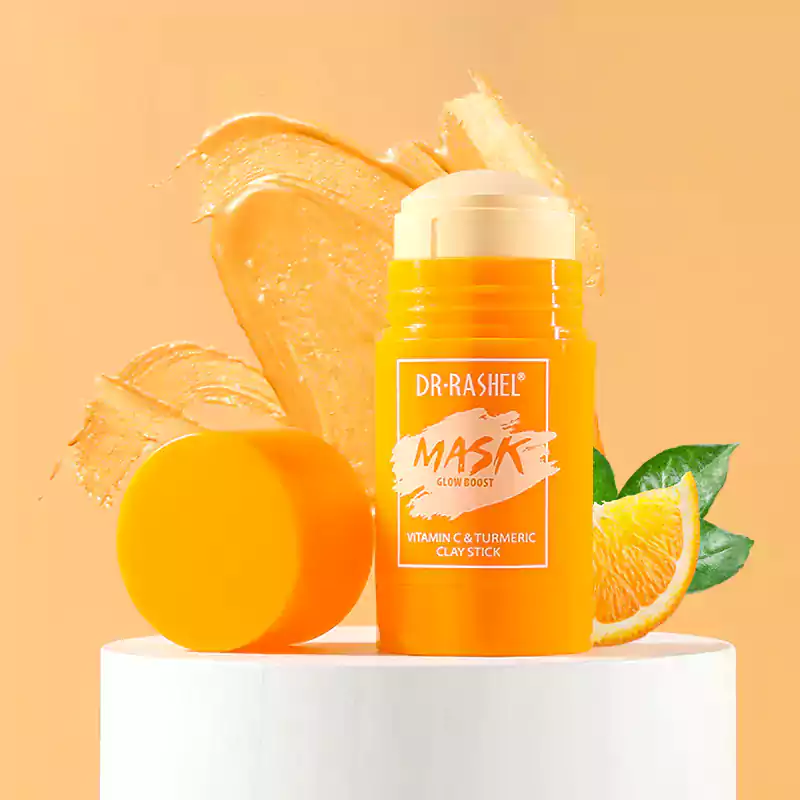 ماسك الطين بفيتامين سى والكركم من د.راشيل 42 جم