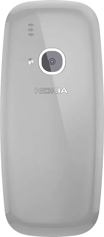 موبايل نوكيا 3310، ثنائي الشريحة، ذاكرة داخلية 16 ميجابايت، رامات 16 ميجابايت، شبكة الجيل الثاني، رمادي