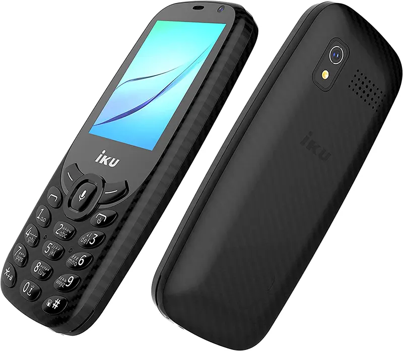 IKU V400 Dual SIM Mobile, 4GB Internal Memory, 512MB RAM, 4G LTE network, Black