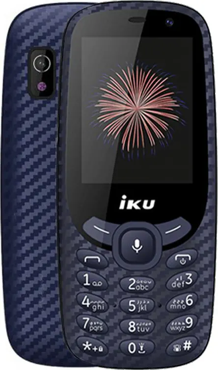 IKU V400 Dual SIM Mobile, 4GB Internal Memory, 512MB RAM, 4G LTE network, Blue