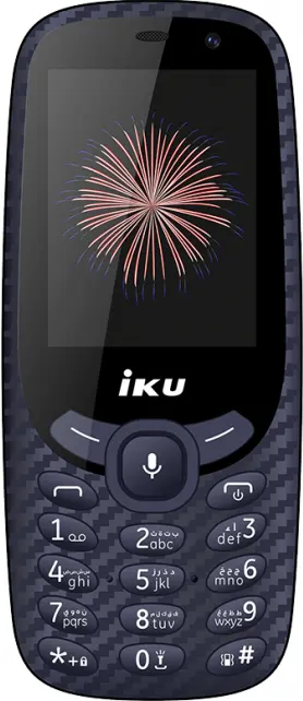 IKU V400 Dual SIM Mobile, 4GB Internal Memory, 512MB RAM, 4G LTE network, Blue