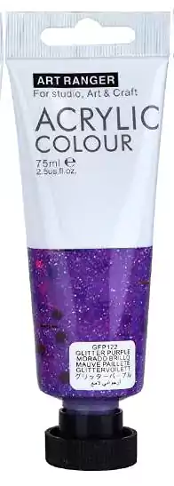 ألوان أكريلك أرت رينجرز،  أنبوب 75 مللي، أرجواني جليتر FEA736