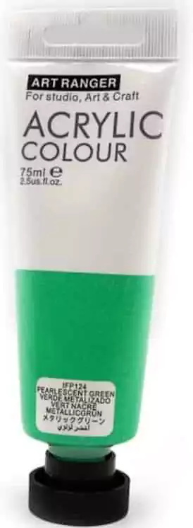 ألوان أكريلك أرت رينجرز،  أنبوب 75 مللي، أخضر ميتالك  IFP124