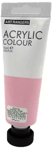 Art Rangers Tube of acrylic colors 75 ml, pink color pastel  FEA734