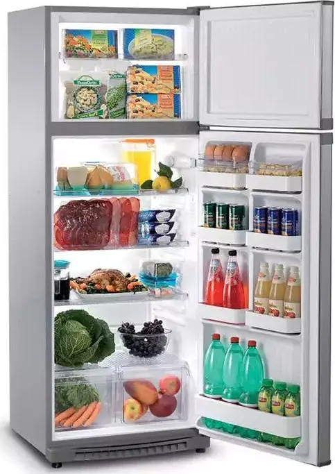 ثلاجة كريازي، ديفروست، 350 لتر، 2 باب، فضي، KR350-2