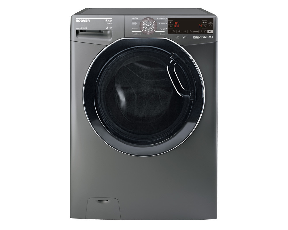 Hoover Front Loading Washing Machine, 13.5 kg, Silver, DWOT4135AHFR-EGY