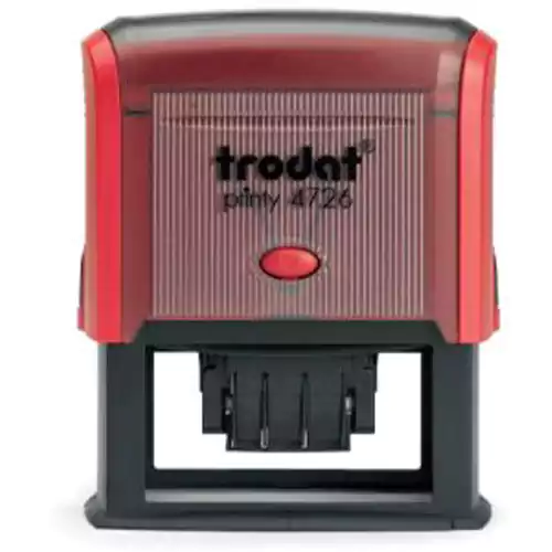 ختم ترودات برنتي  عربي، لون أحمر  4726