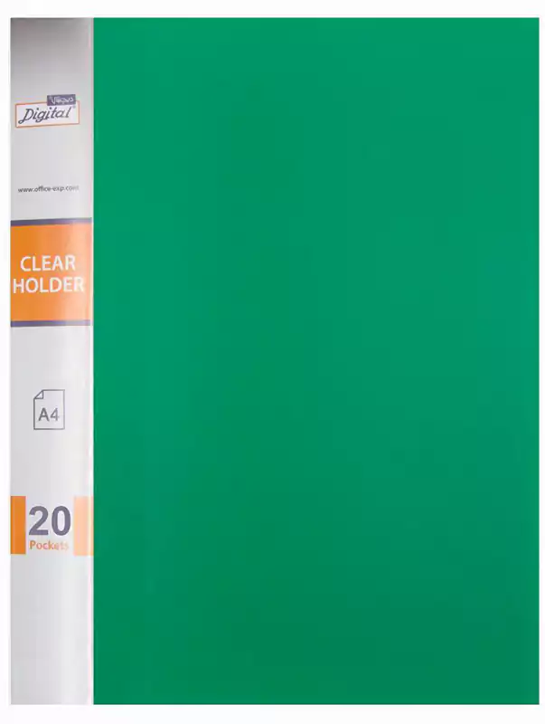 Digital A4 Pocket folder, 20 pockets, Multi colors