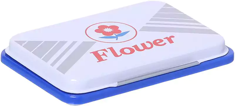 Flower Stamp Pad, Blue 416