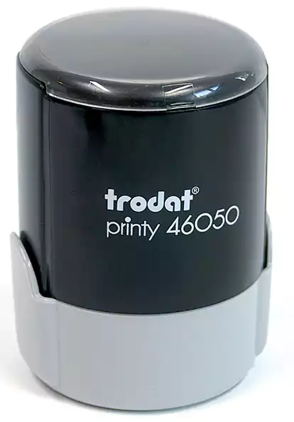 Troda  Printy Stamping Machine, Round, Black 46050