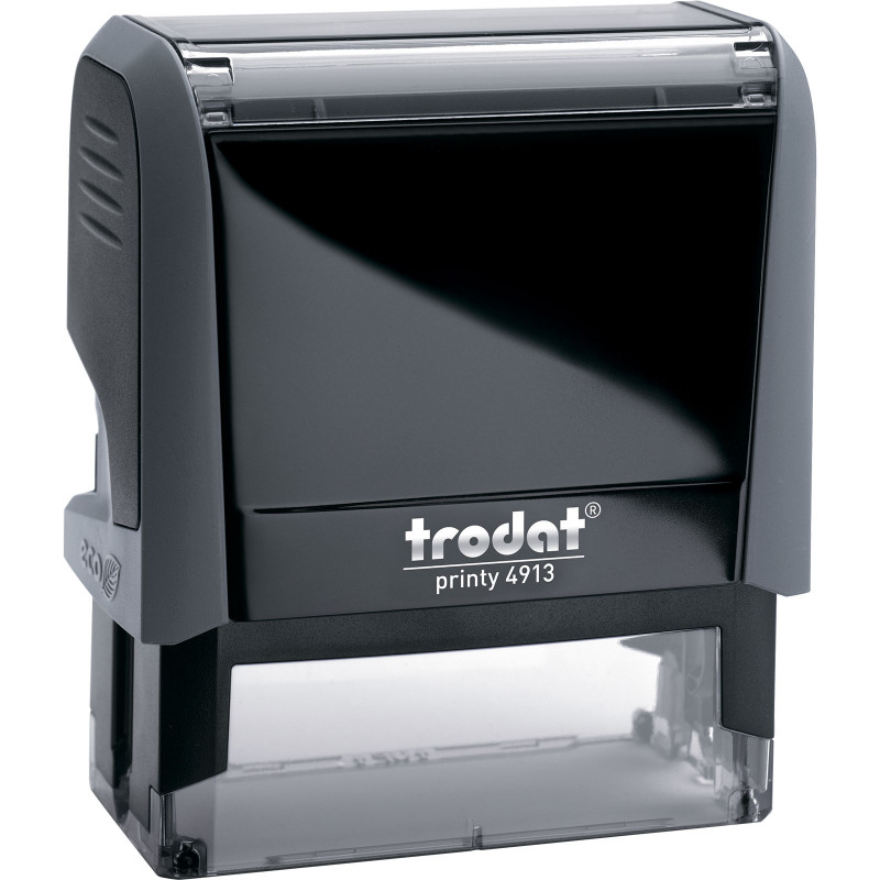 ماكينة ختم مستطيل  4 سطر من ترودات برنتي، أسود 4913