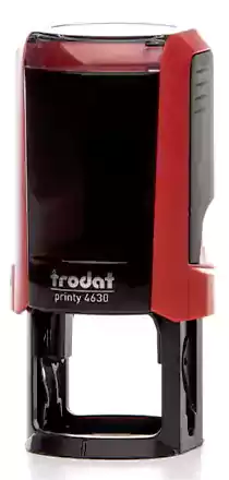 ماكينة ختم تروديت برنتي، دائرية، 3 سم، أحمر 4630