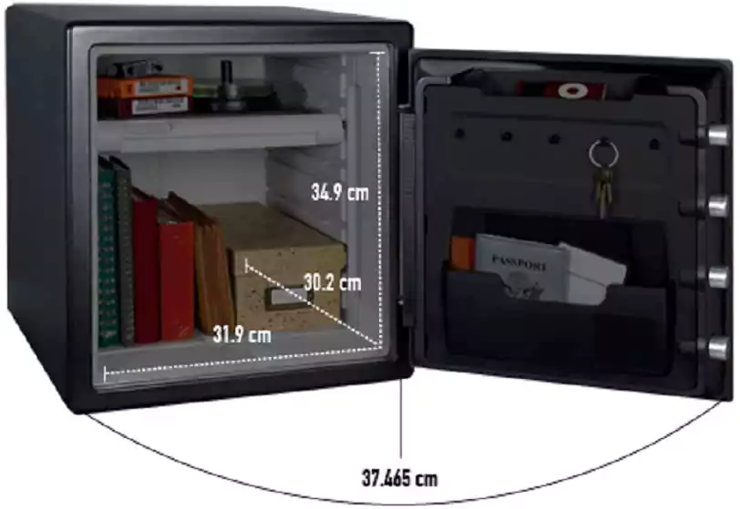 Sentry Extra Large Digital Alarm Fire Safe 34 Cubic meter - SFW123TTC