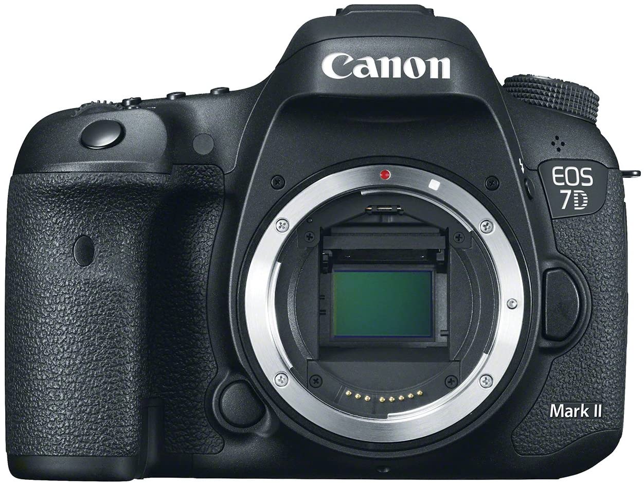 كاميرا كانون EOS 7D Mark II، دقة 20.9 ميجابكسل، عدسة EF-EF-S، اسود