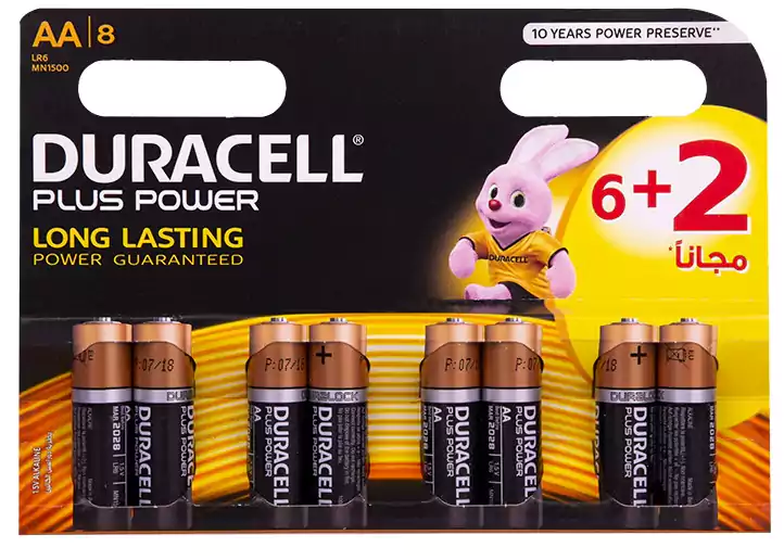 Duracell Plus Power Alkaline AA Batteries