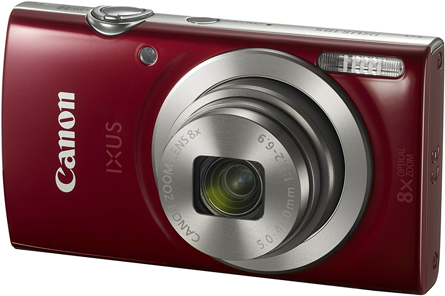 كانون IXUS 185 كاميرا رقمية بوينت اند شوت ، احمر