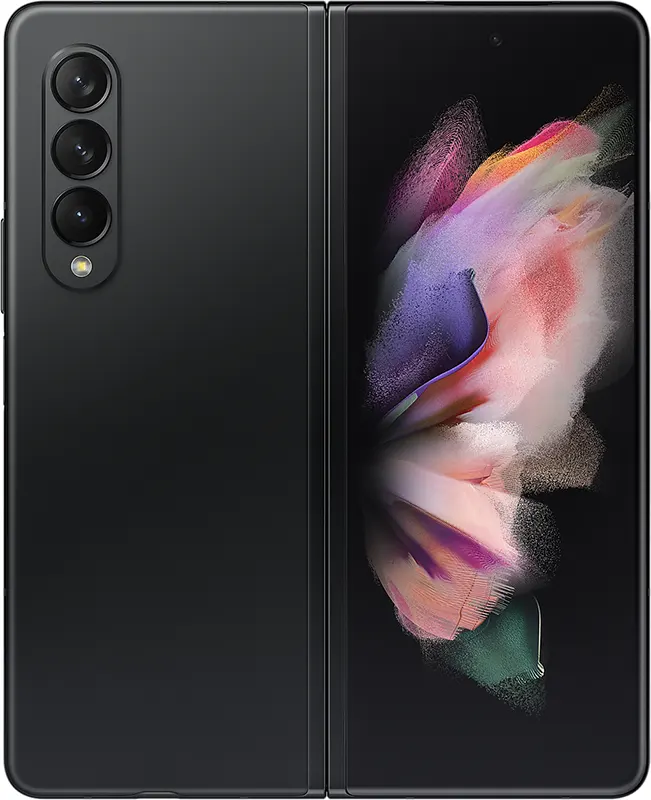 Samsung Galaxy Z Fold 3 Dual SIM Mobile, 512GB Internal Memory, 12GB RAM, 5G Network, Phantom Black