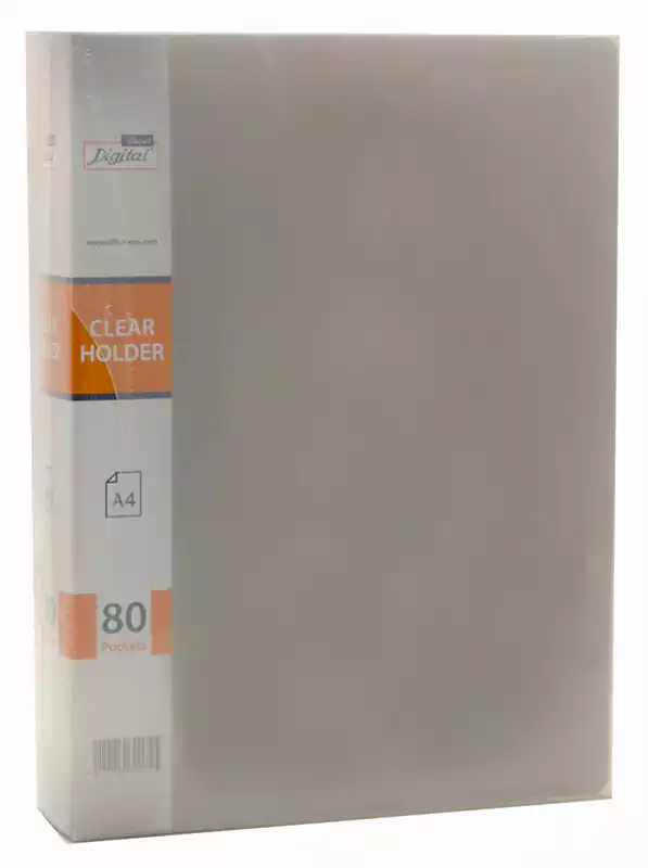 Digital A4 Clear Holder with 80 Pockets