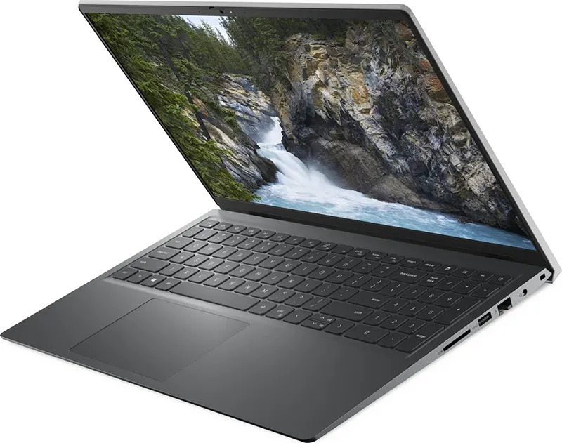 لاب توب ديل فوسترو 5510، معالج من الجيل الحادي عشر، Intel® Core™ i5-11320H، رامات 8 جيجابايت، 512 جيجابايت SSD هارد، كارت شاشة نفيديا جي فورس MX450-2GB، شاشة 15.6 بوصة FHD، دوس، أسود