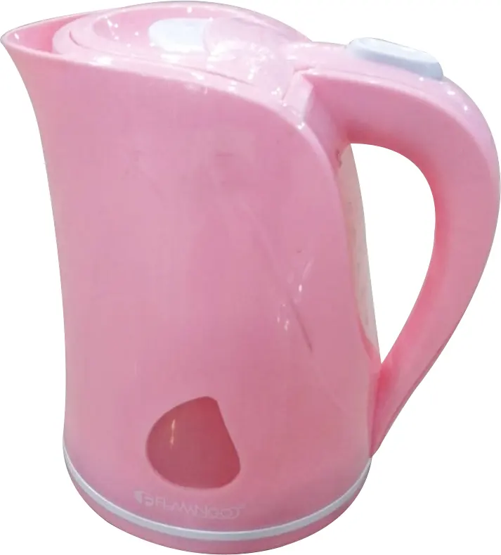 Flamingo Plastic Electric Water Kettle, 2 Liter, 1500 Watt, Pink, FM-1500