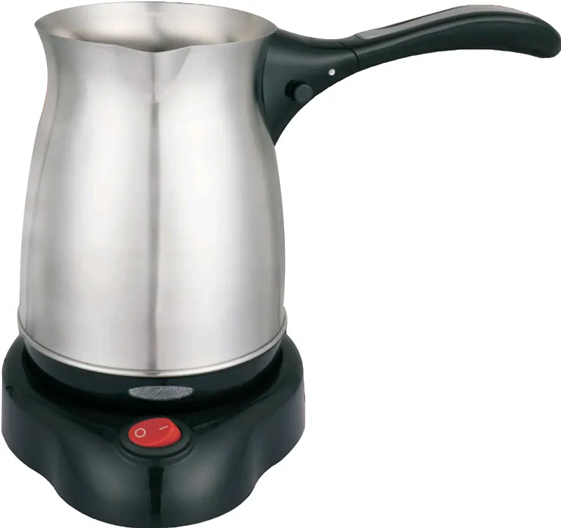 Flamngo Electric Turkish Coffee Pot, 500 Watt, silver, FM-4080