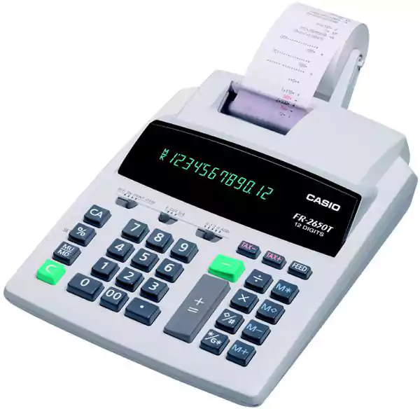 CASIO FR-2650T Printing Calculator