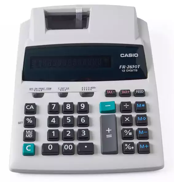 CASIO FR-2650T Printing Calculator