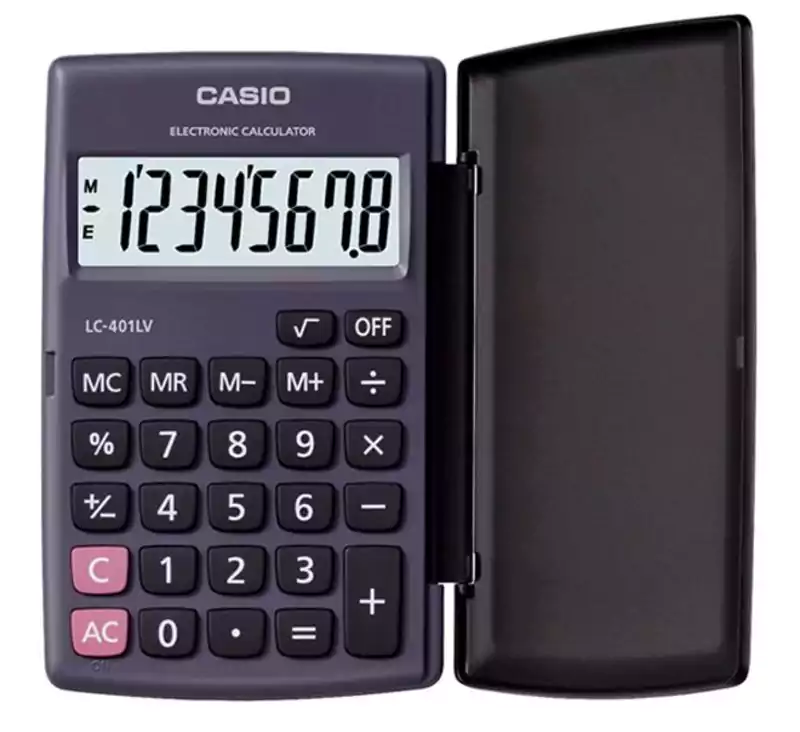 Casio LC-401LV-BK Calculator Black
