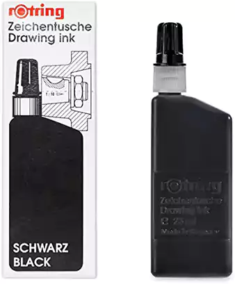 Rotring drawing ink black