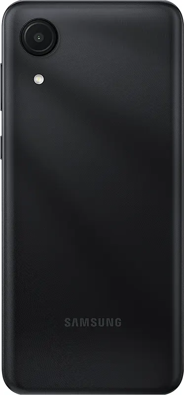 Samsung Galaxy A03 Core Dual SIM Mobile, 32GB Internal Memory, 2GB RAM, 4G Network, Onyx black