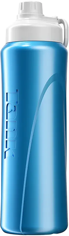 زجاجة مياه رياضية تانك سوبر كول 1 لتر - أزرق فاتح