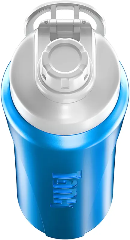 زجاجة مياه رياضية سوبر كول حافظة للحرارة من تانك، 1 لتر ، أزرق فاتح