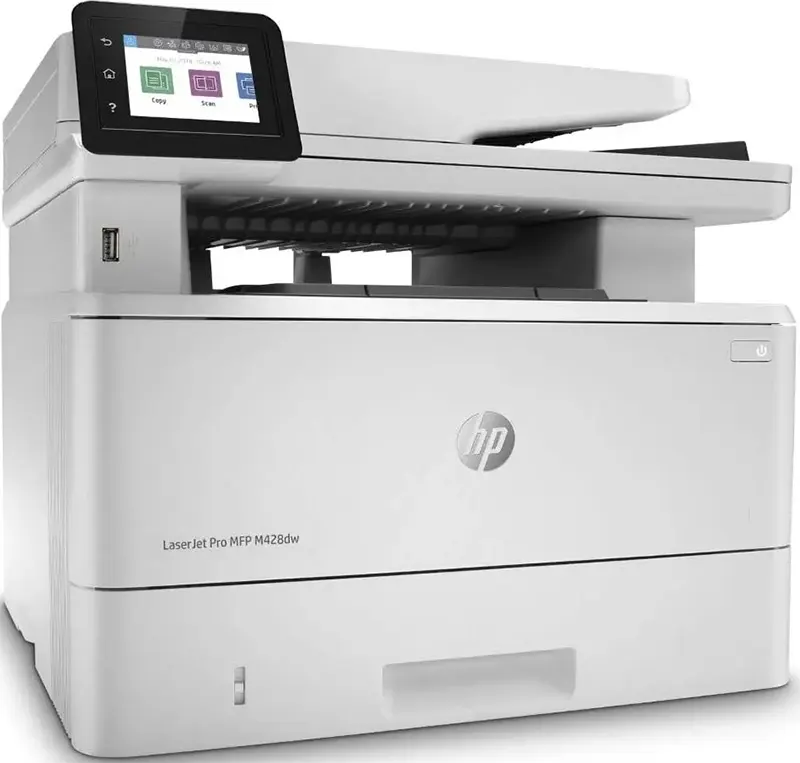 HP LaserJet Pro MFP M428dw Printer (Print - Copy - Scan - Email), Wi-Fi, White