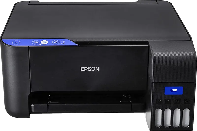 Epson EcoTank L3111 Inkjet Printer (Print - Copy - Scan), Black