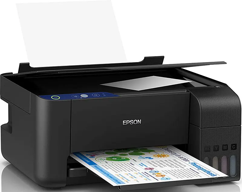 Epson EcoTank L3111 Inkjet Printer (Print - Copy - Scan), Black